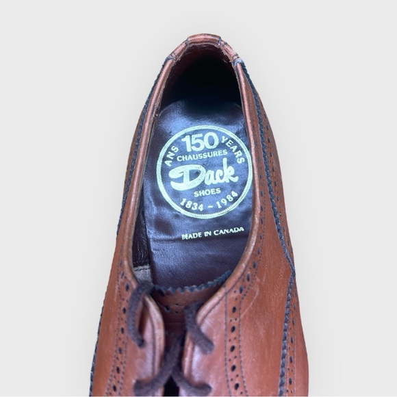 Dack men’s wingtip dress shoe - Picture 7 of 11
